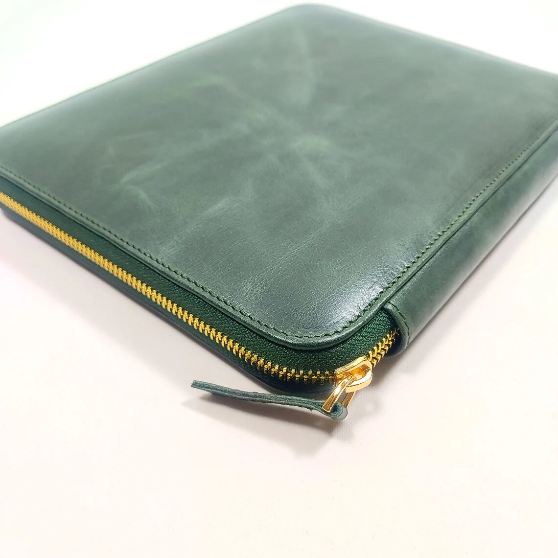 Rumi Leather - Professional Pen Case For Calligraphers - Green