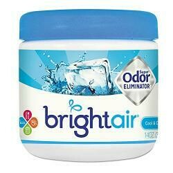 Bright Air Solid Air Freshener And Odor Eliminator, Cool And Clean Scent, 14 Ounces