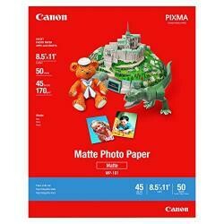 Canon 7981A004 Photo Paper Plus, Matte, 8-1/2 X 11 (Pack Of 50 Sheets)