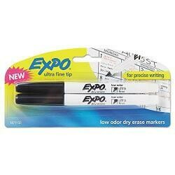 Expo Neon Dry Erase Marker Bullet Tip Assorted 5/Set