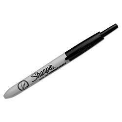 Sharpie  Retractable Ultra Fine Point Permanent Markers, Black Marker, Pack Of 1 Marker