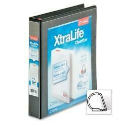 Wholesale Case Of 20 - Cardinal Xtralife Clearvue Locking Slant-D Binders-Clearvue Binder, D-Ring, 1-1/2" Capacity, 11"X8-1/2", Black