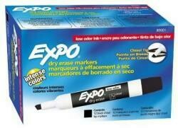 Expo Low Odor Chisel Tip Dry Erase Markers-Black-12 Ct, 2 Pk