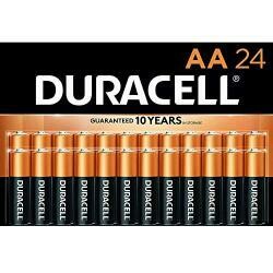 Duracell Coppertop Aa Alkaline Batteries - Long Lasting, All-Purpose Double A Battery For Household And Business - 24 Count