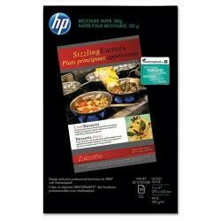 HP Inkjet Brochure/Flyer Paper, 98 Brightness, 48Lb, 11 X 17, White, 150 Shts/Pk