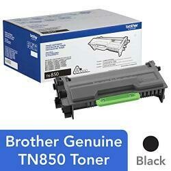Brother Genuine High Yield Toner Cartridge, TN850, Replacement Black Toner, Page Yield Up To 8,000 Pages, Amazon Dash Replenishment Cartridge