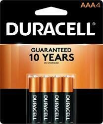 Duracell Coppertop Aaa Batteries, 4 Count