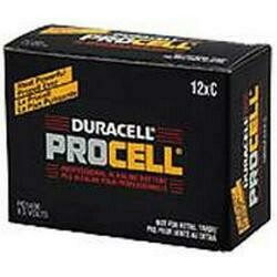 Nib 6/Pack Duracell Procell Pc1400 Procell C-Cell Battery Auth Dealer