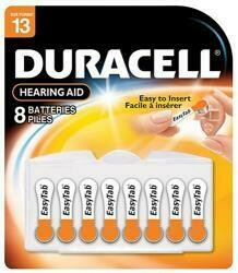 Duracell 1.4 Volt Zinc Air Hearing Aid Batteries Size 13 Da13B8 (8 Batteries)