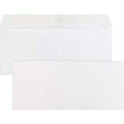 Business Source Plain Peel/Seal Business Envelopes - Business - #10-9 1/2" Width X 4 1/8" Length - 24 Lb - Peel &Seal - Wove - 500 / Box - White