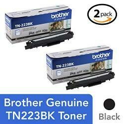 Brother Genuine TN223BK, Standard Yield Toner Cartridge, Replacement Black Toner, Page Yield Up To 1,400 Pages, TN223, Amazon Dash Replenishment Cartridge