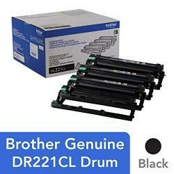 Brother Genuine Drum Unit, DR221Cl, Seamless Integration, Yields Up To 15,000 Pages, Color