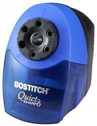 Bostitch Quietsharp 6 Heavy Duty Classroom Electric Pencil Sharpener, 6-Holes, Blue (Eps10Hc)