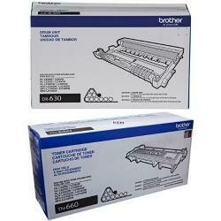 Brother TN660 (TN-660) High Yield Black Toner Cartridge And Dr630 (DR-630) Imaging Drum Unit