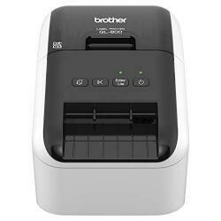 Brother QL-800 High-Speed Professional Label Printer, LighTNing Quick Printing, Plug &Label Feature, Brother Genuine Dk Pre-Sized Labels, Multi-System Compatible &Ndash; Black &Red Printing ...