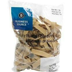 Business Source Quality Rubber Bands,Size 84, 1Lbs - 3 Pack