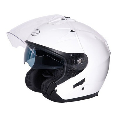 Moto Eleven Helm Easy Weiss