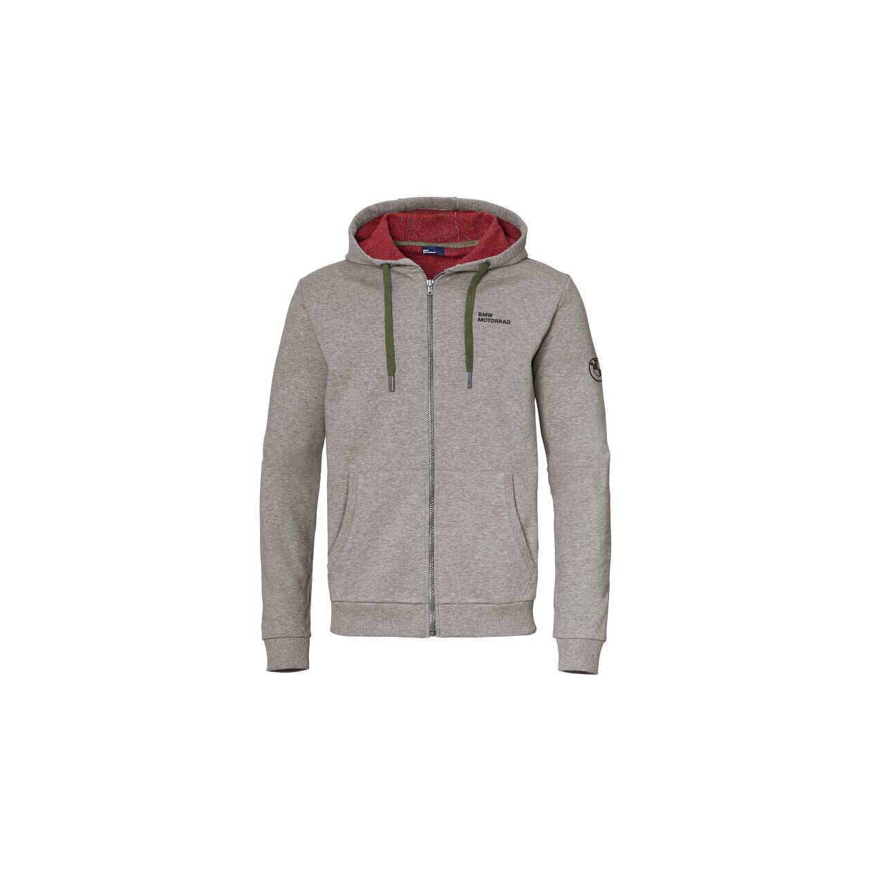 Zip-Hoodie Make Life A Ride Grau Herren