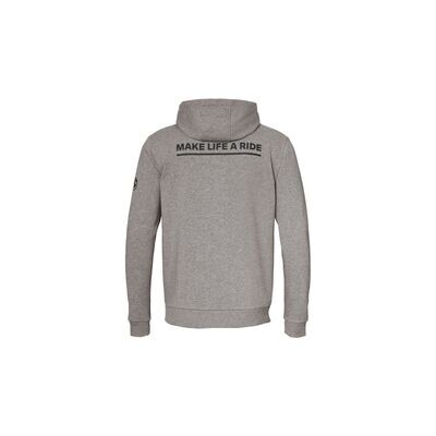 Zip-Hoodie Make Life A Ride Grau Herren