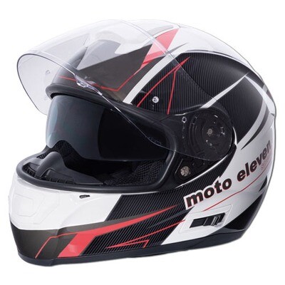 Moto Eleven Helm Speed weiss
