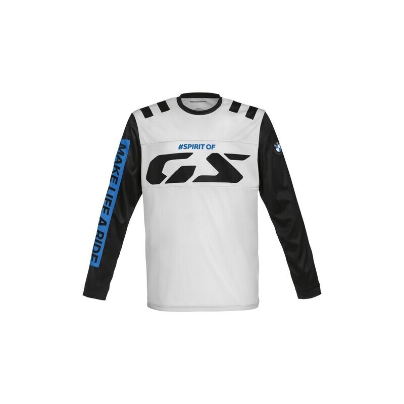 Longsleeve Rallye schwarz-weiss