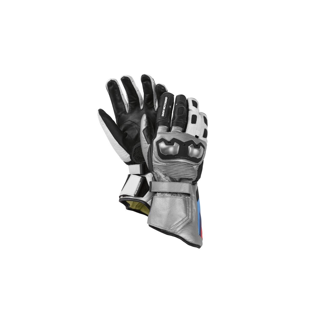 BMW Handschuh M Pro Race comp weiss-silber