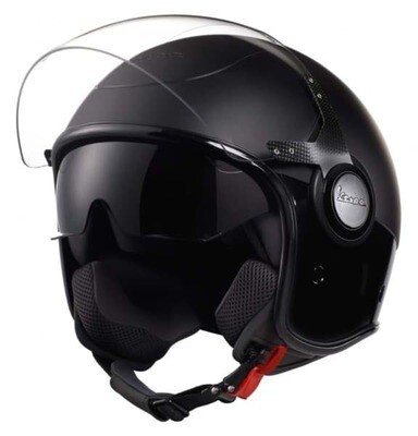 Vespa Helm VJ schwarz/schwarz matt