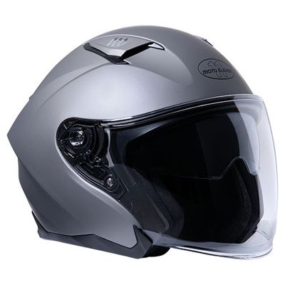 Moto Eleven Helm Comfy grau matt