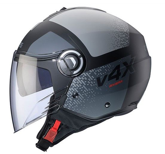 Caberg Helm Riviera 4VX grau/schwarz