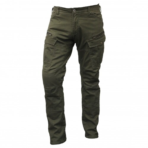 Moto Eleven Cargo Hose Twill Grün