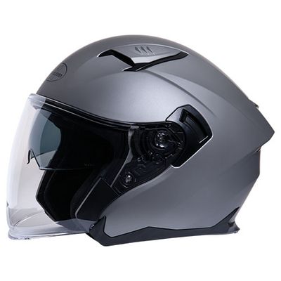 Moto Eleven Helm Comfy grau matt