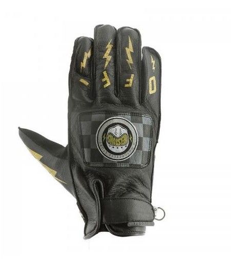 Helstons Handschuh Logo schwarz