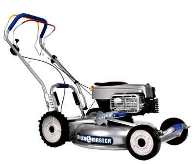 PM 53 A B&S 53 cm Schnittbr., B&S Motor Serie 850, 4-Takt mit 3,2 kW bei 2800 U/min, Seilzug, 3-Gang Radantrieb zuschaltbar, 2/3/4 km/h Geschwindigkeit, inkl. ABS, Gewicht: 43 kg, Flächenemf. 3000 m²