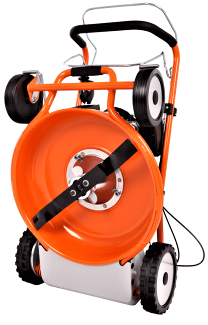 PM 53 A Kommunal 53 cm Yamaha MA 190, 4-Takt mit 3,5 kW bei 2800 U / min, Kabelzug, 3-Gang-Radantrieb umschaltbar, 2/3/4 km / h Geschwindigkeit, inkl. ABS, Gewicht: 43 kg, Flächenempf.3000 m²