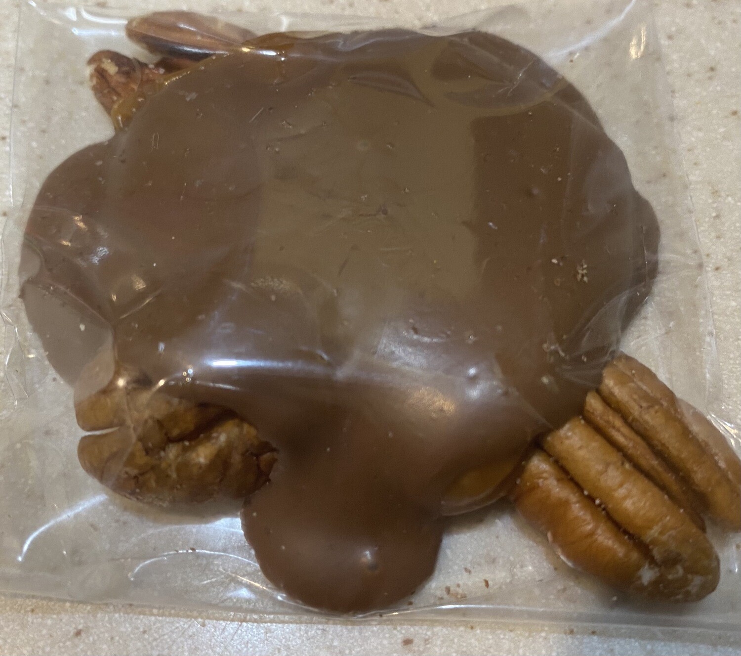 Caramel Pecan Turtles with Sea Salt - 1 Dozen