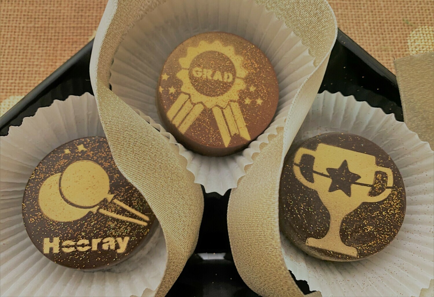 Chocolate-Covered Oreos for Grads - Box of 6