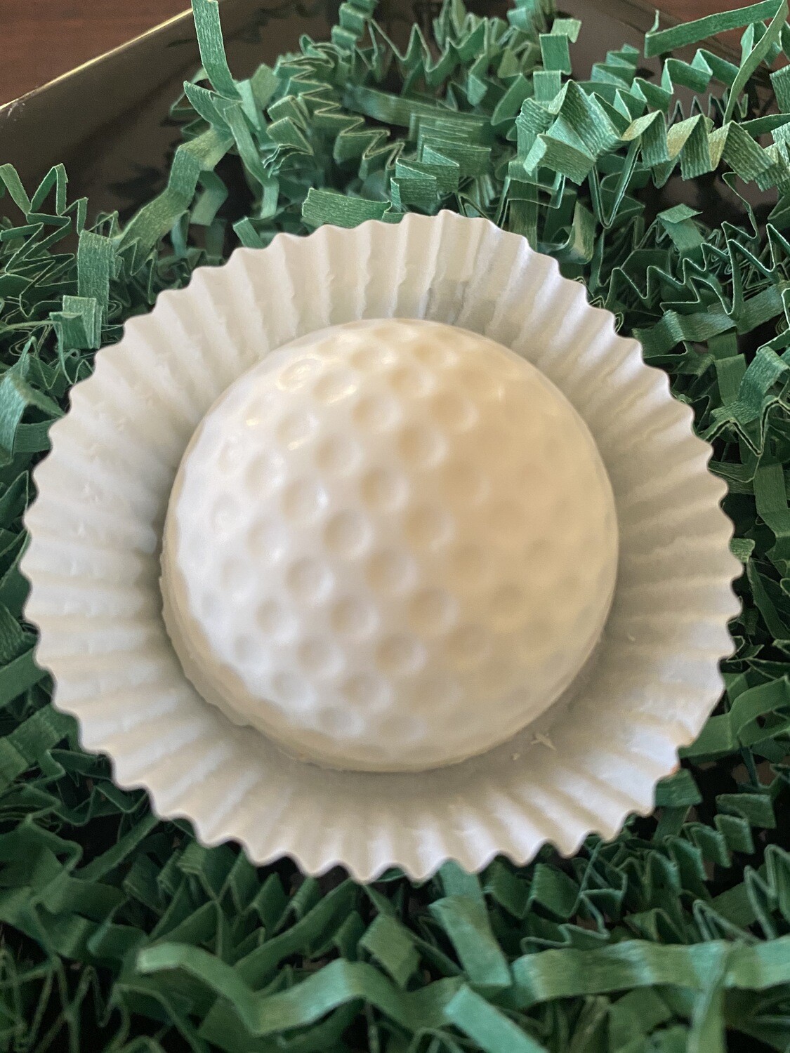 Container of 6 Chocolate Golf Balls