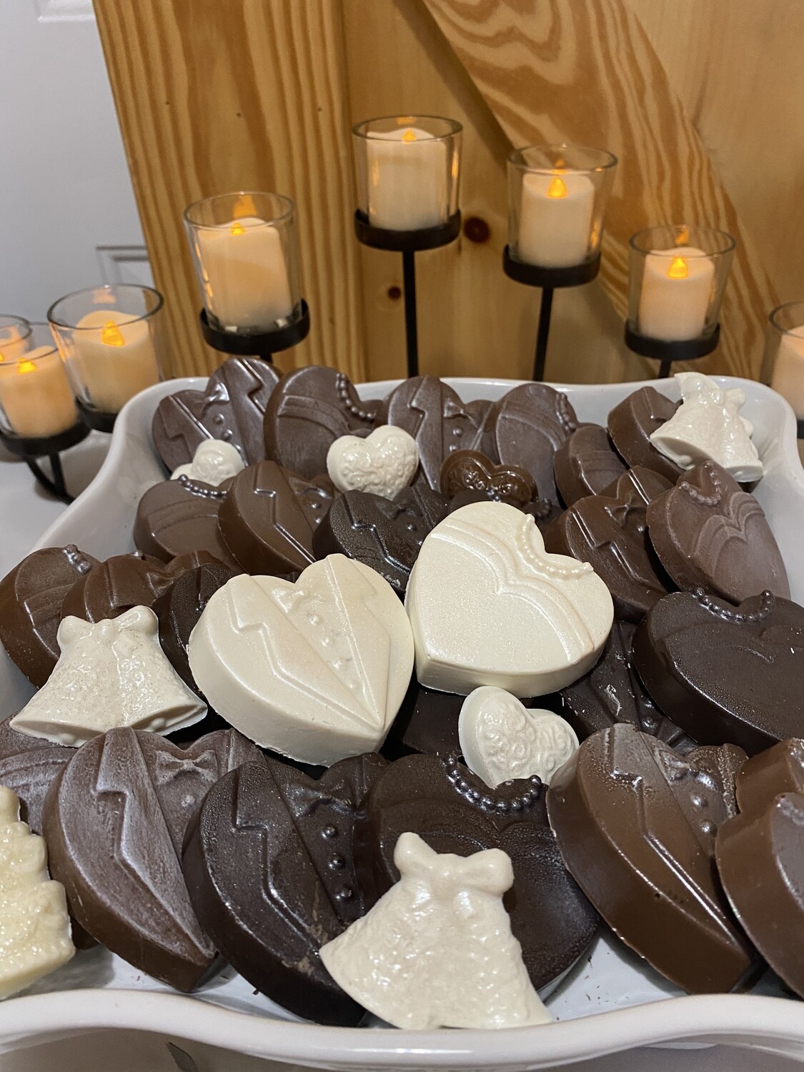 Bride and Groom Jumbo Chocolate-Covered Oreos - Set of 2