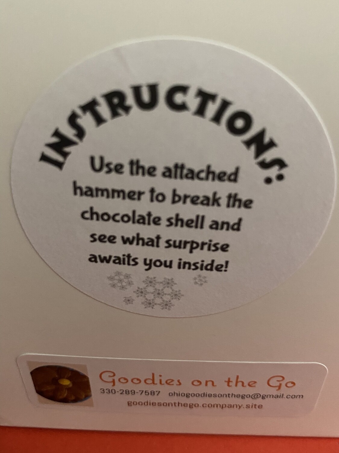 Chocolate Stash and Emergency / Birthday / Holiday Cash