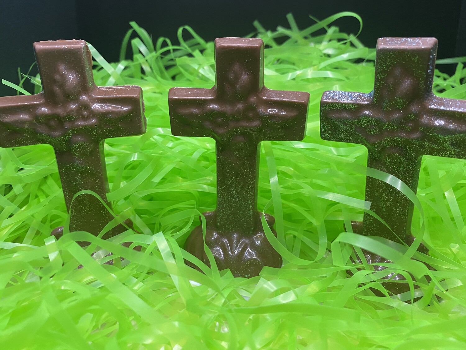 Solid Chocolate Cross - Box of 3