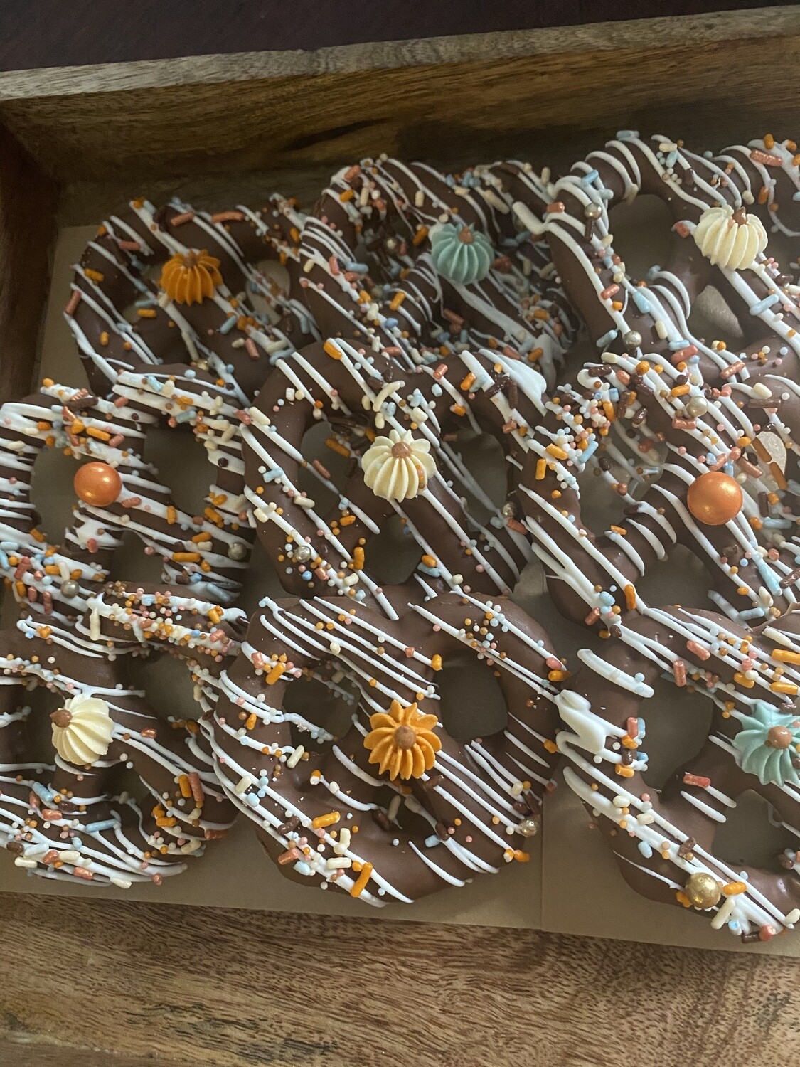 Chocolate-Covered Pretzels -  1 Dozen