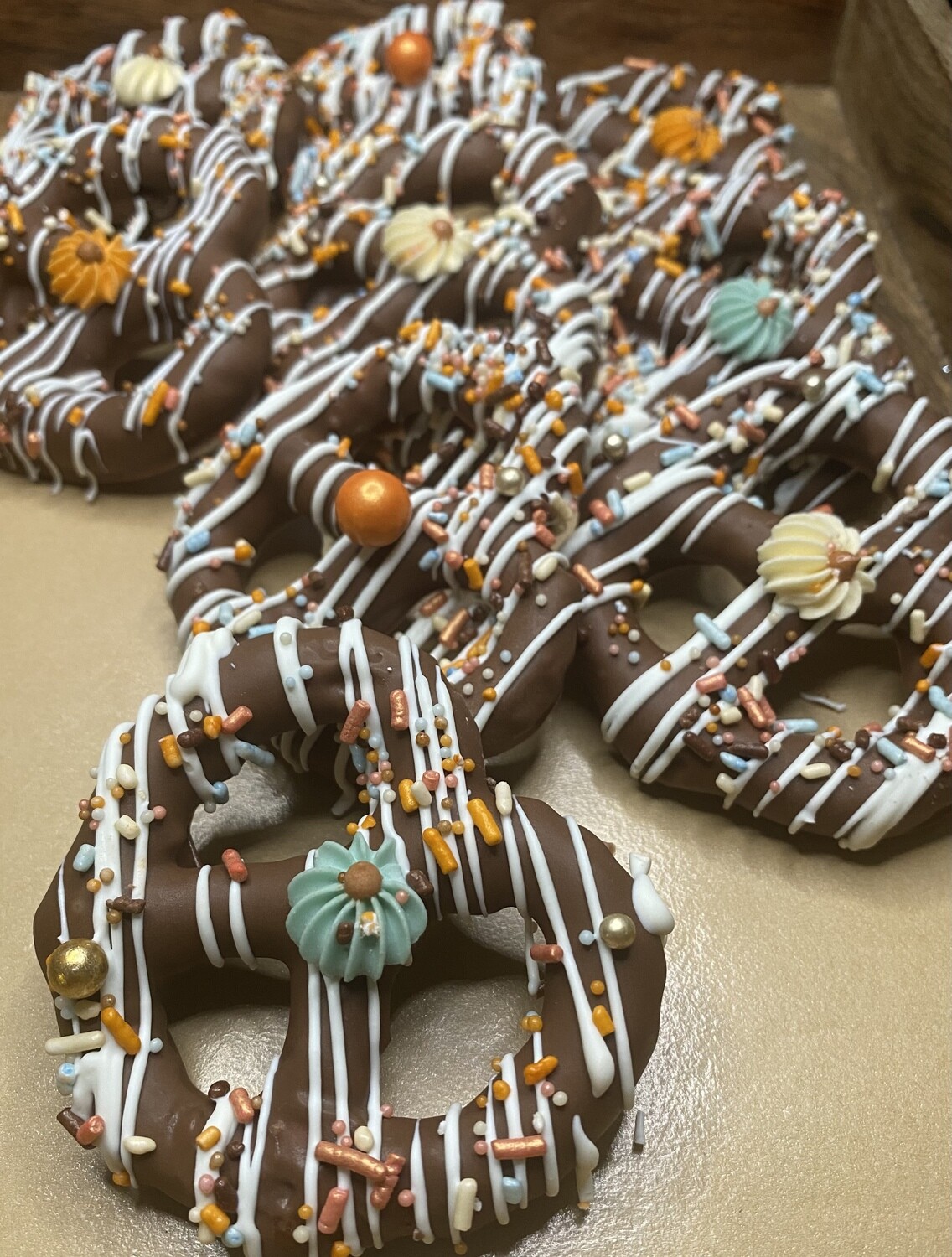 Chocolate-Covered Pretzels -  1 Dozen