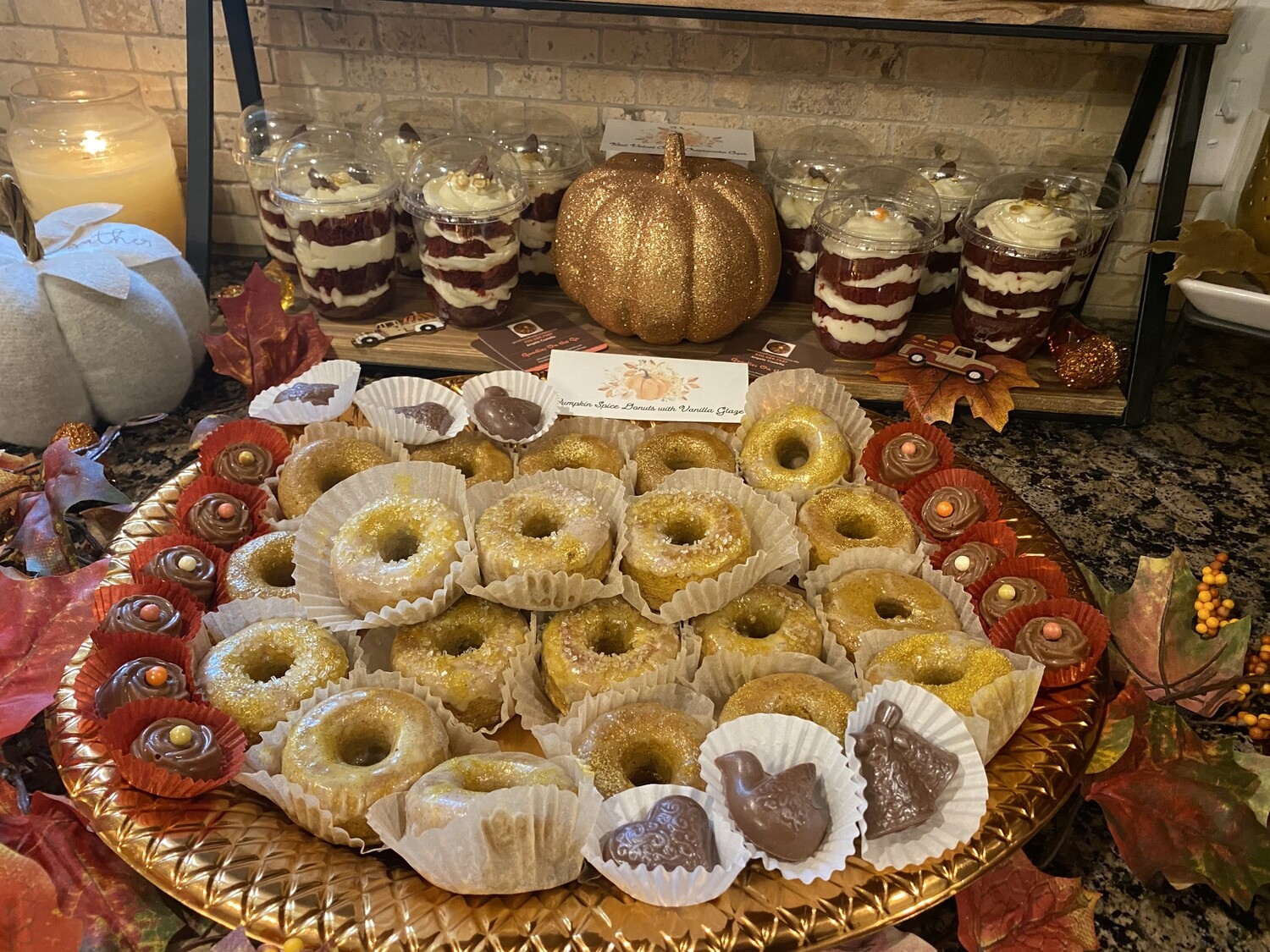 Custom Party Trays - Baked Goods and Chocolates