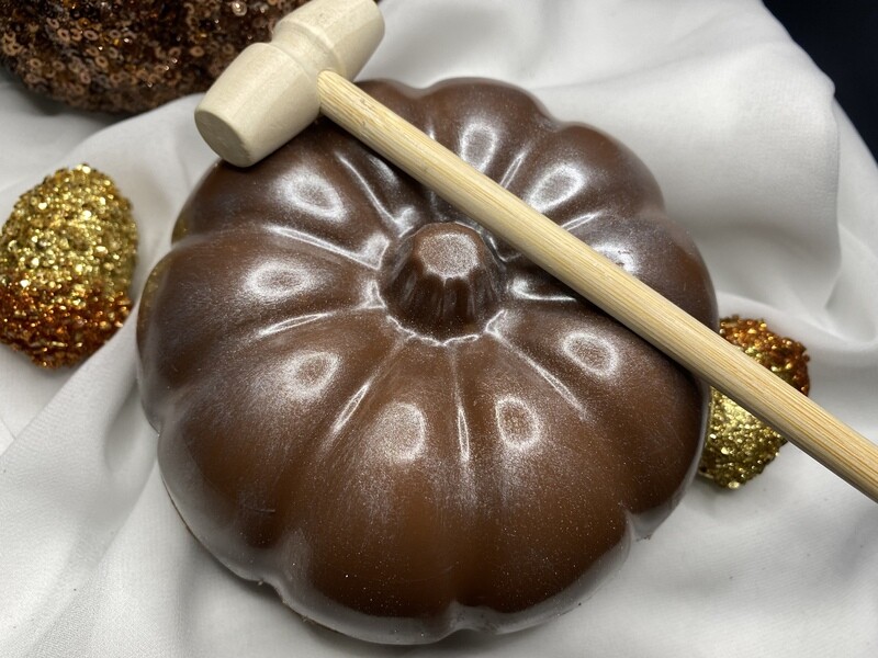 Chocolate Pumpkin to Smash With Surprise Candy Inside Chocolate Pumpkin to Smash With Surprise Candy Inside
