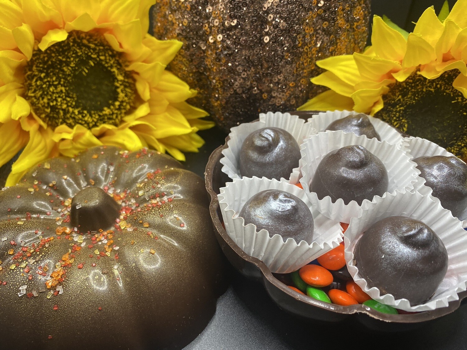 Chocolate Pumpkin to Smash With Surprise Candy Inside
