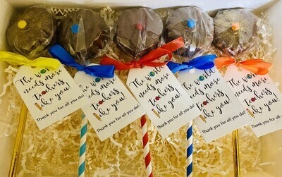 Chocolate-Covered Oreo Pops - Box of 6
