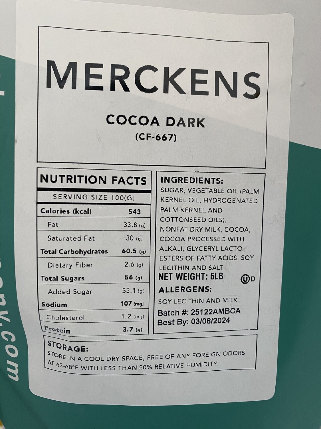 Chocolate Ingredients