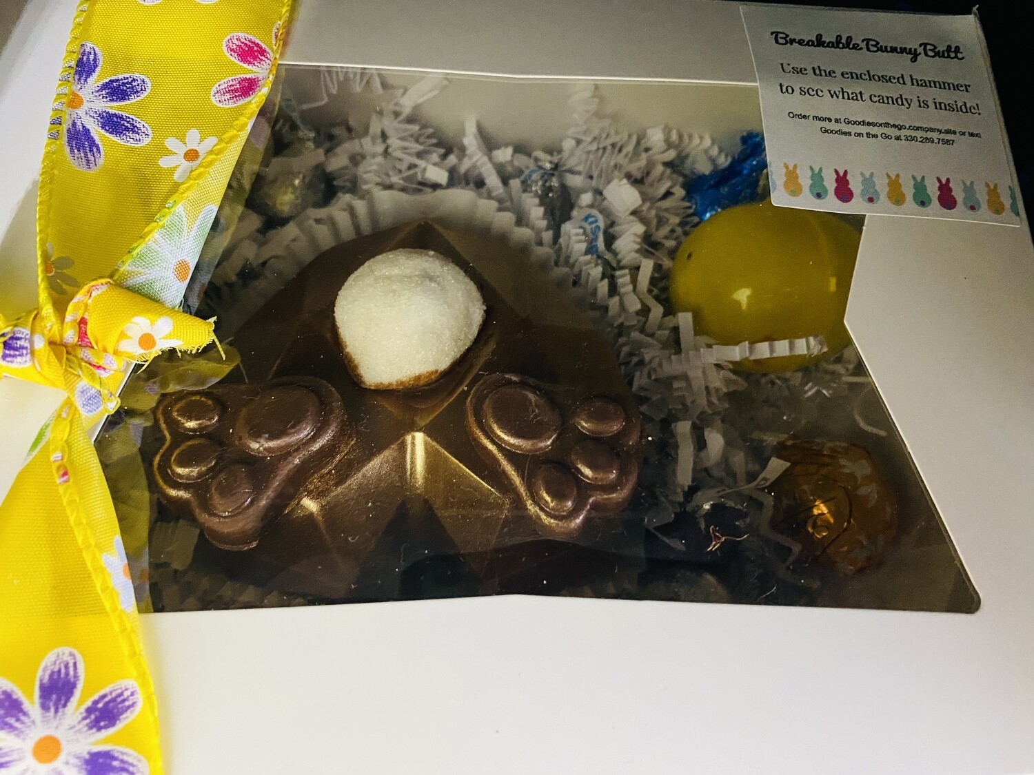 Breakable Easter Bunny Butt