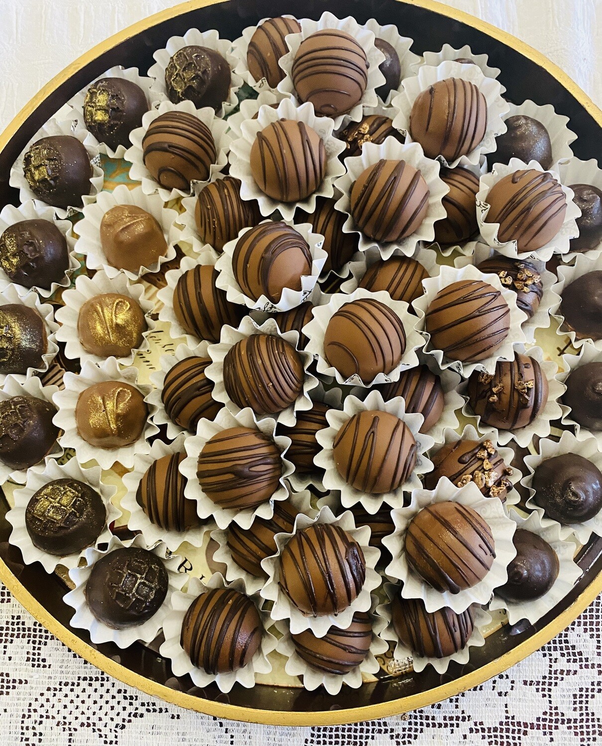 Assorted Molded Truffles - 1 Dozen