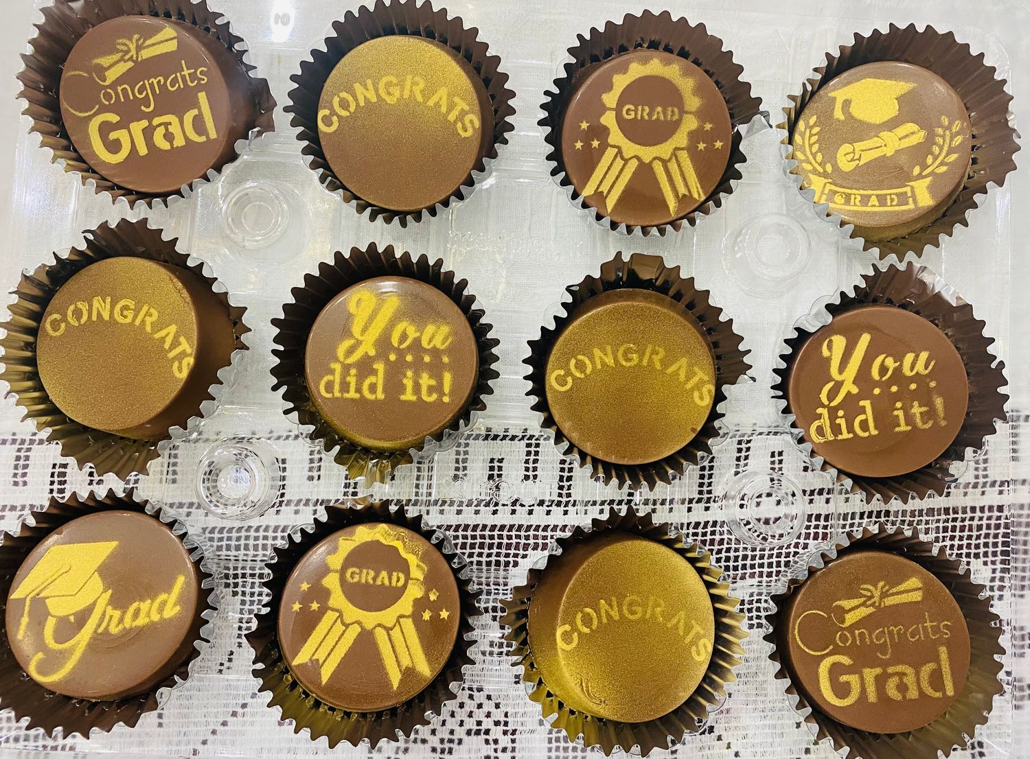 Chocolate-Covered Oreos for Grads - Box of 6